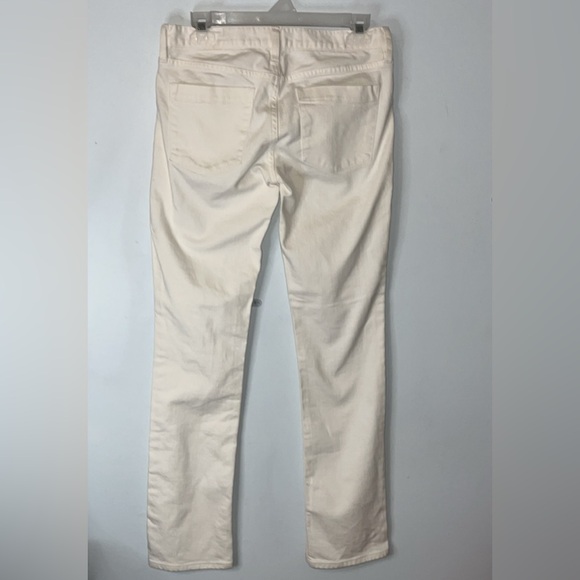 J. Crew Matchstick jean in white Sz 28 Low Rise Cotton Some Stretch - Picture 6 of 8